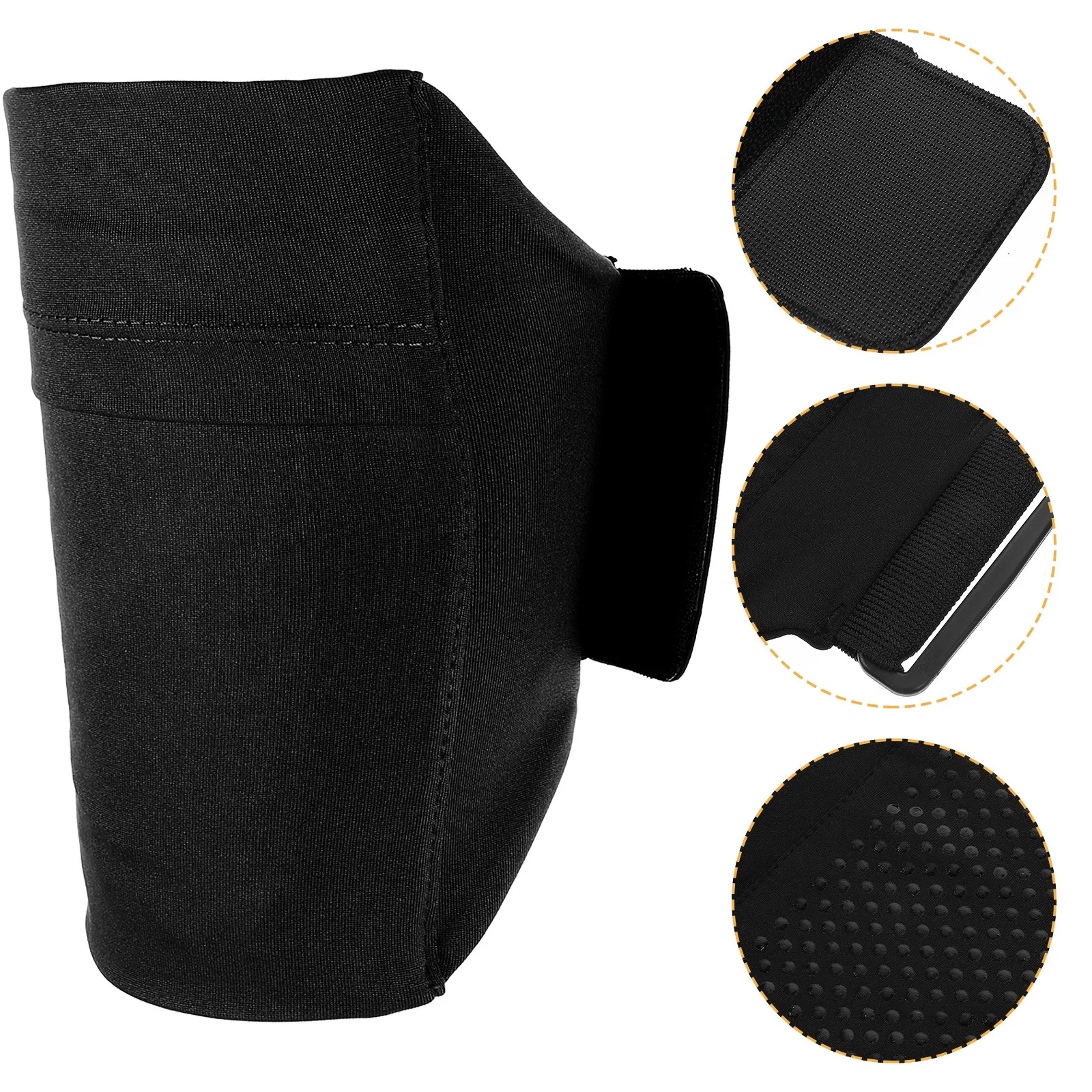 

2Pcs Phone Leg Bag Sticky Band Running Use Bag Adjustable Strap Outdoor Sports Storage Pouch Non Slip Phone Holder