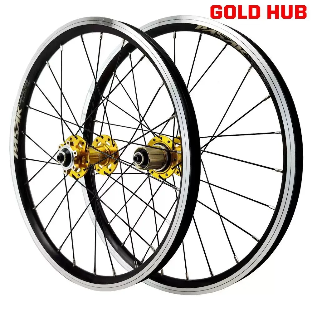 

Bicycle wheel 20 inch mountain bike aluminum alloy wheel set 406 six pin disc brake ring brake V brake card 11 22 speed six claw