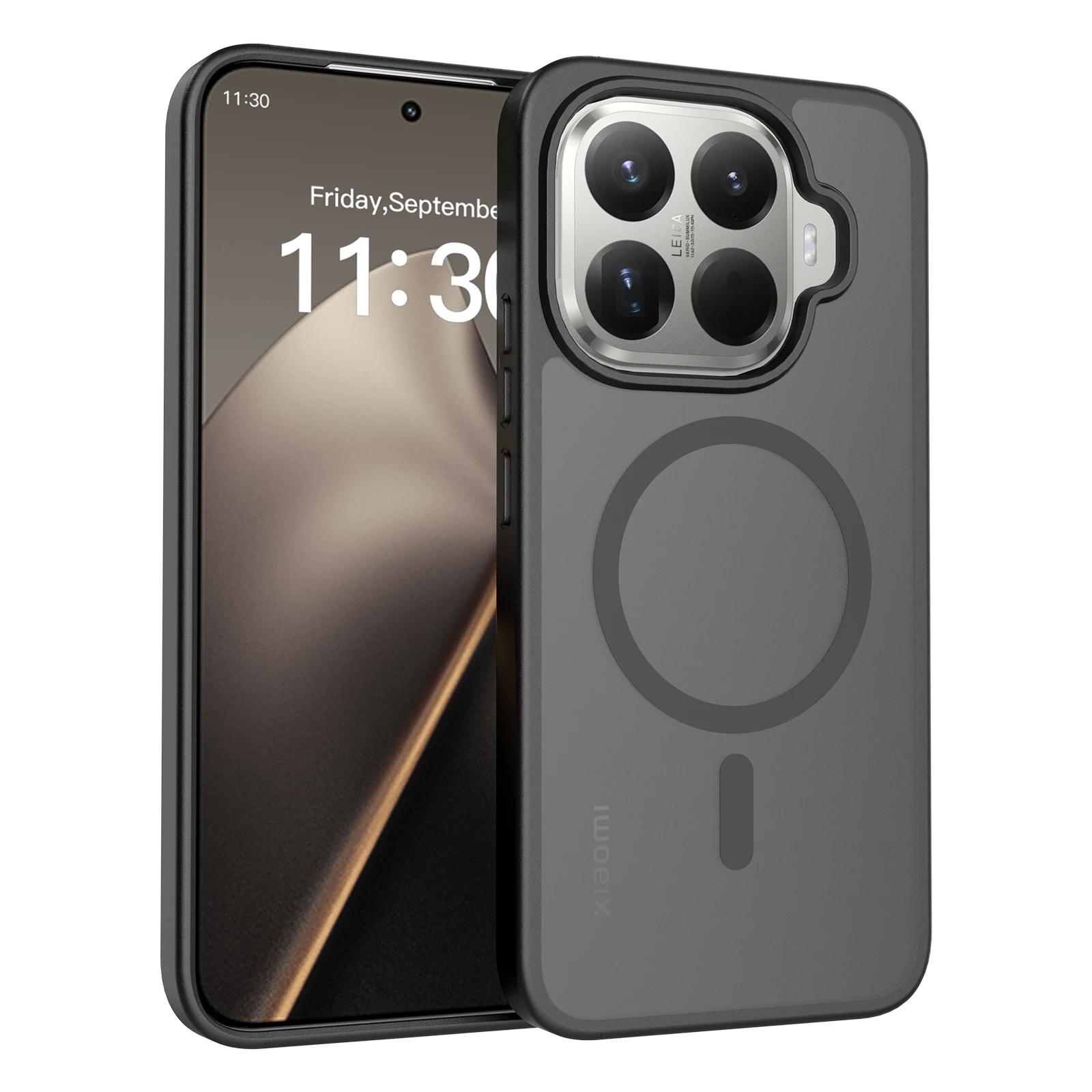 Für Xiaomi 17t Pro: Matte Schutzhülle mit Magnetverschluss, für Xiaomi 15t Pro: Anti-Fingerabdruck, rutschfeste PC+TPU-Hülle. – Detail 7