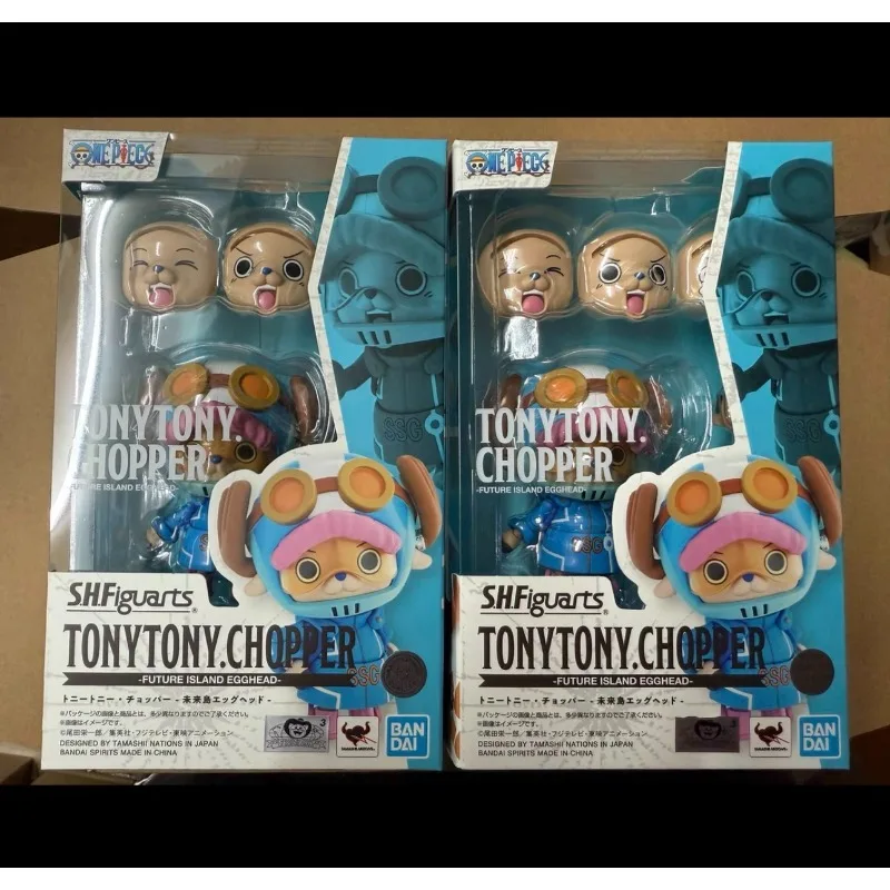 

В наличии: Оригинальный коллекционный набор моделей Bandai One Piece SHF Tony Tony Chopper Future Island Egghead, аниме-фигурка, игрушка-модель