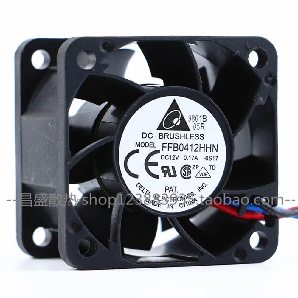 Ventilador de refrigeración FFB0412HHN 4028 para Delta, 4cm, 40mm, 12V, 0.17A, 3 servidores, 40x40x28mm