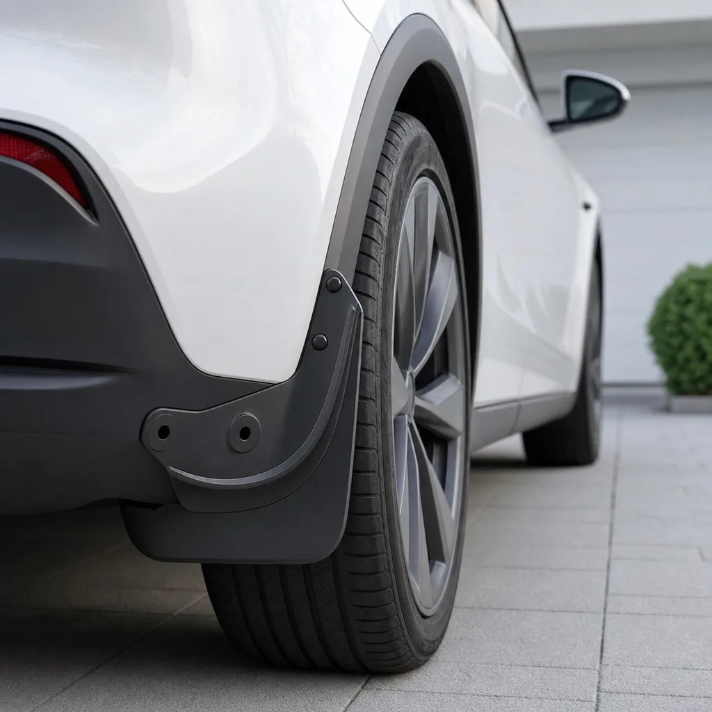 For 2025 2026 Tesla Model Y Model 3 Accessories Mud Flaps Protect Paint No Drilling Required All Weather Splash Guard Body Kits