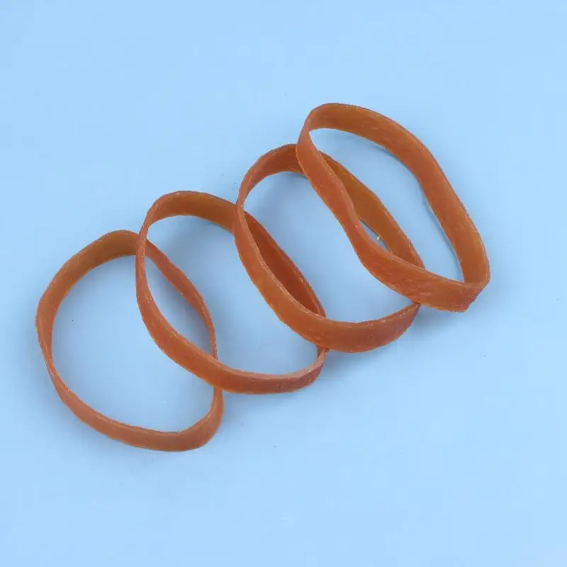 6cm Widened Thick Yellow Elastic Rubber Bands High Stretch Durable Multi-Purpose Large Rubber Bands Office Daily Binding Supplie view 5