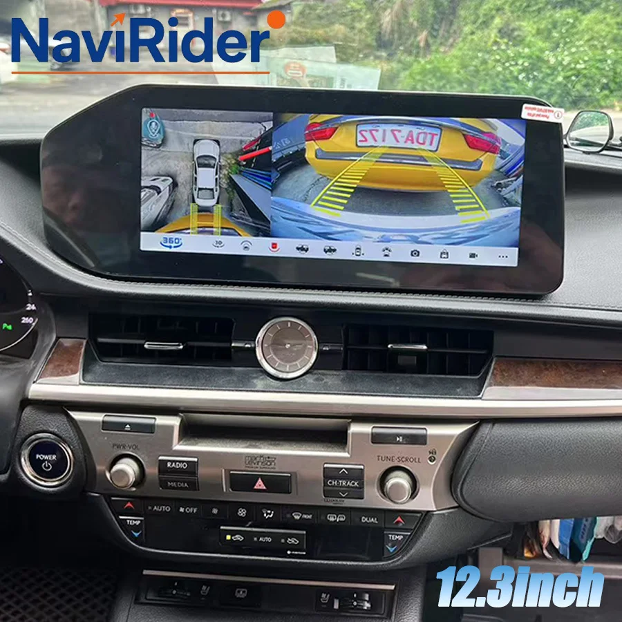 12.3'' Android Car Multimedia Player For Lexus ES ES300 ES250 ES350 ES300h 2013-2017 Navigation Stereo Carplay Autoradio 4G WiFi