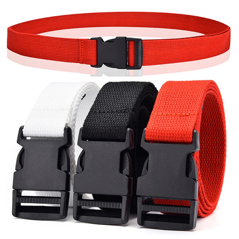 Men's Military Army Tactical Belts Recrangle Buckle Accesories Red Waist Band for Men Women Ceinture Cinturones пояс женский