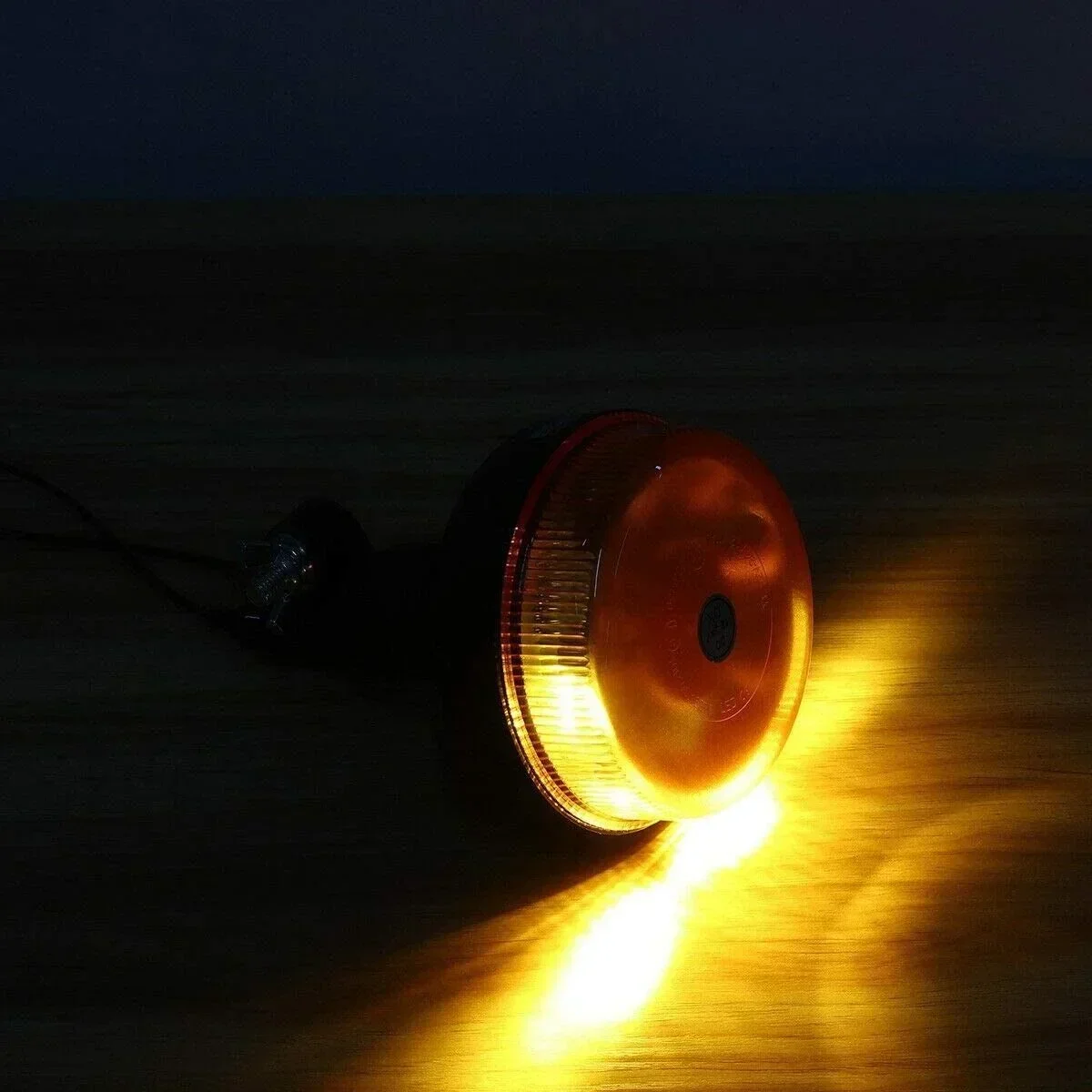 1/2pcs 12V 24V Amber Warning Emergency Strobe Light W/ Screws Flashing Beacon Rotating Police LED Car Truck Tractor Accessories