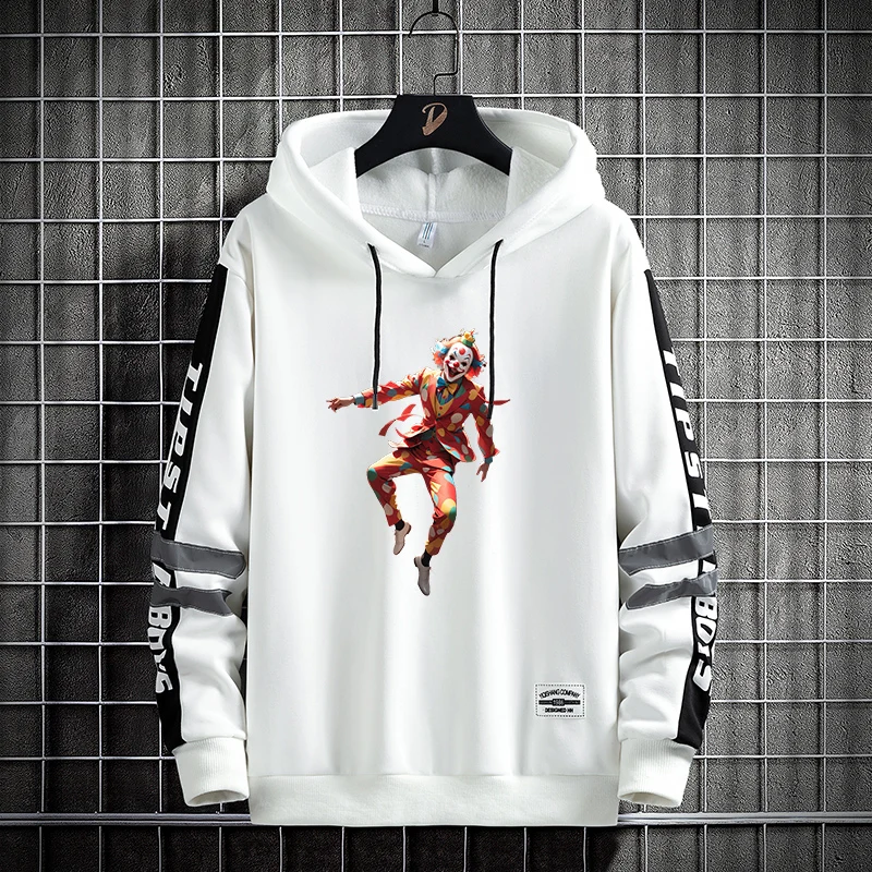 

Winter Versatile Casual Hoodie for Teens And Men High Quality Polyester And Spandex Blend Comfortable Loose Fit Printed Design