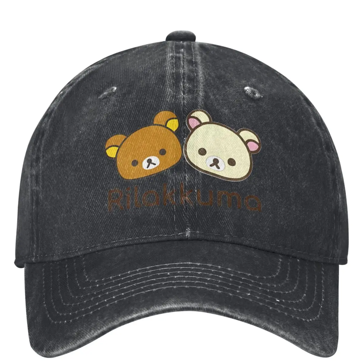 Бейсболка Rilakkuma и Korilakkuma, повседневная Кепка, летняя кепка-тракер, в стиле K-POP, рок, хип-хоп, для мужчин и женщин, забавные