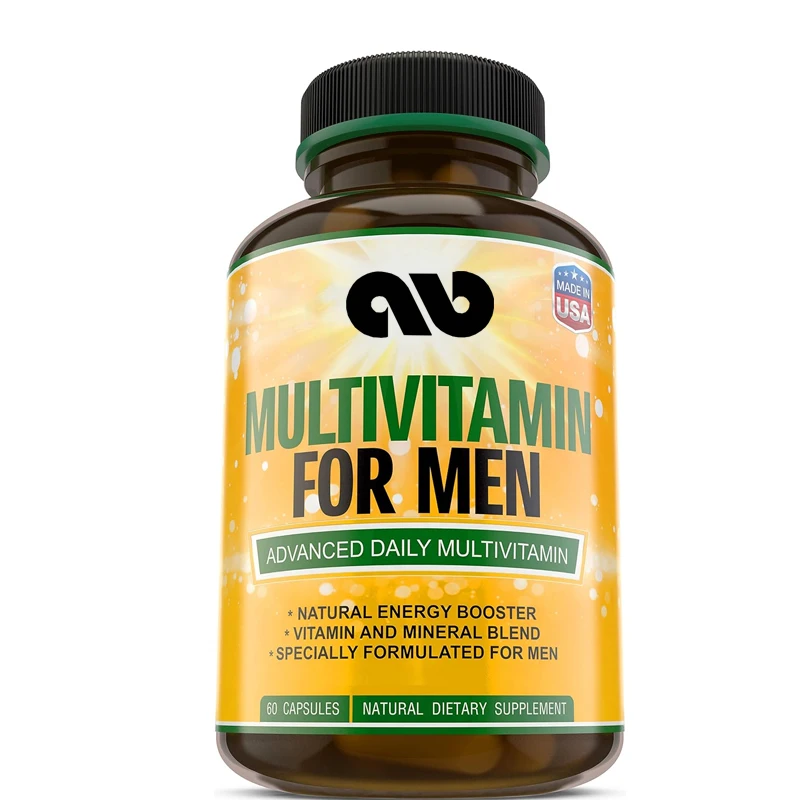 Men's multivitamin supplements are suitable for energy, focus, and performance. Multi vitamin 60 capsules