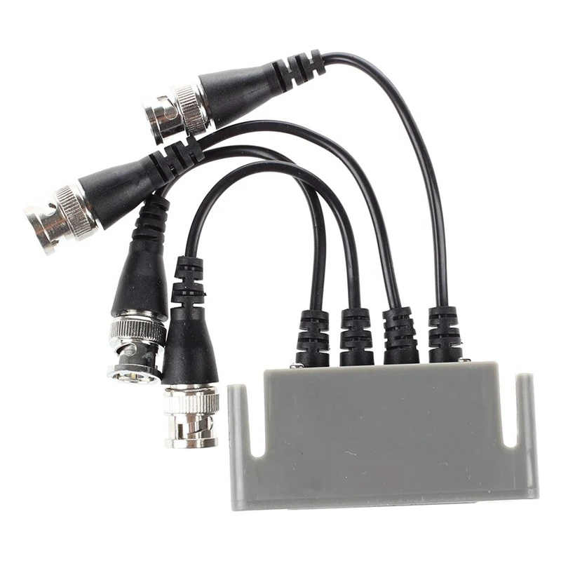 3X 4-Channel Video Balun BNC UTP CAT5 Transmitter For CCTV/ Surveillance Camera Trend