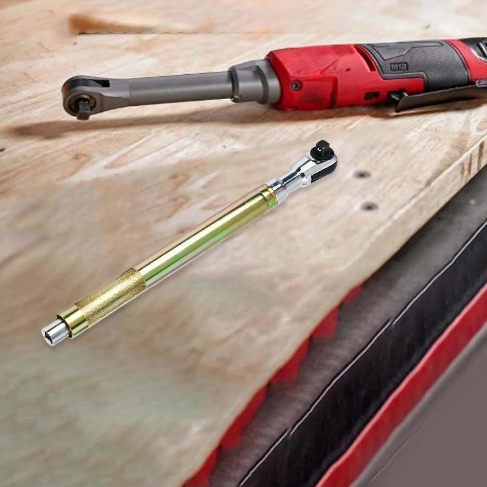 2in1 automatische sleutel met verlenggereedschap met hoog koppel, slank ontwerp voor strakke gebieden, antisliphandgreep voor handgreepcontrole