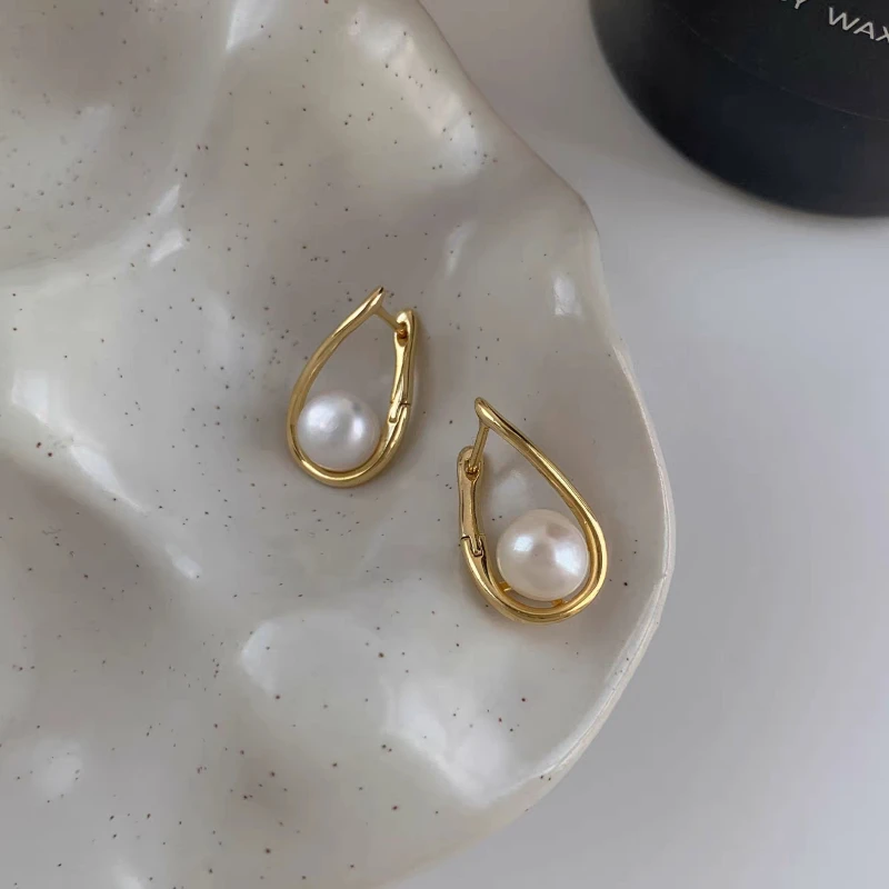 

Pearl Silver Earrings Fashionable Elegant Luxurious High Quality Simple Unique New Style Sophisticated Earrings for Women