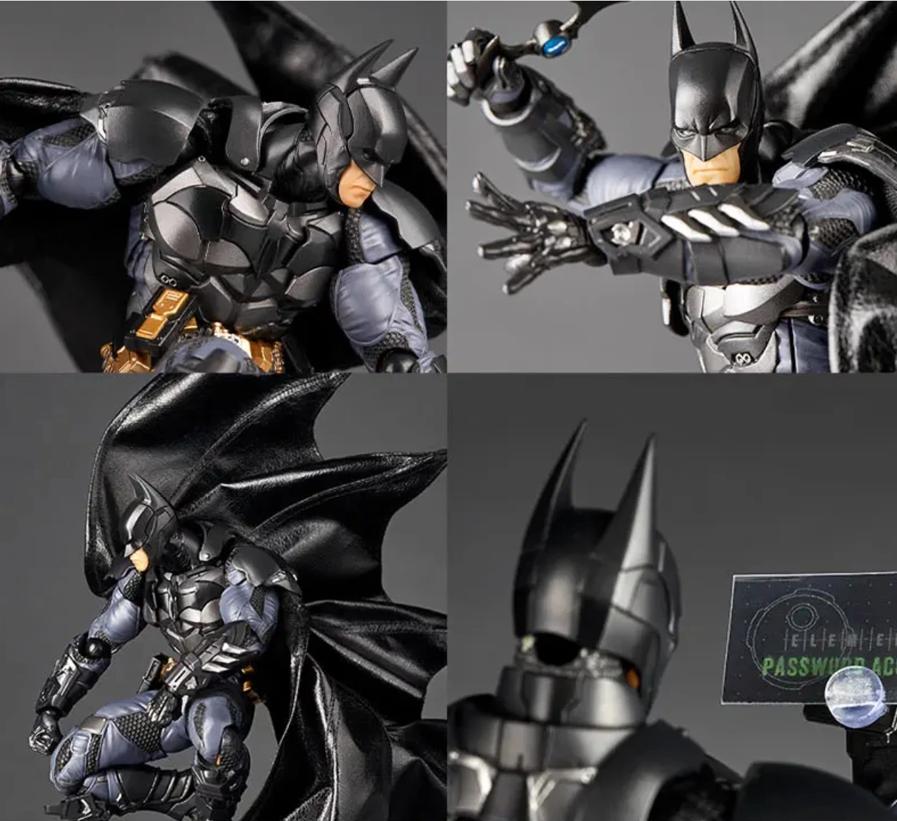 100% Original Kaiyodo Revoltech Batman Arkham Knight Ver Action Figures Model Toys Collection