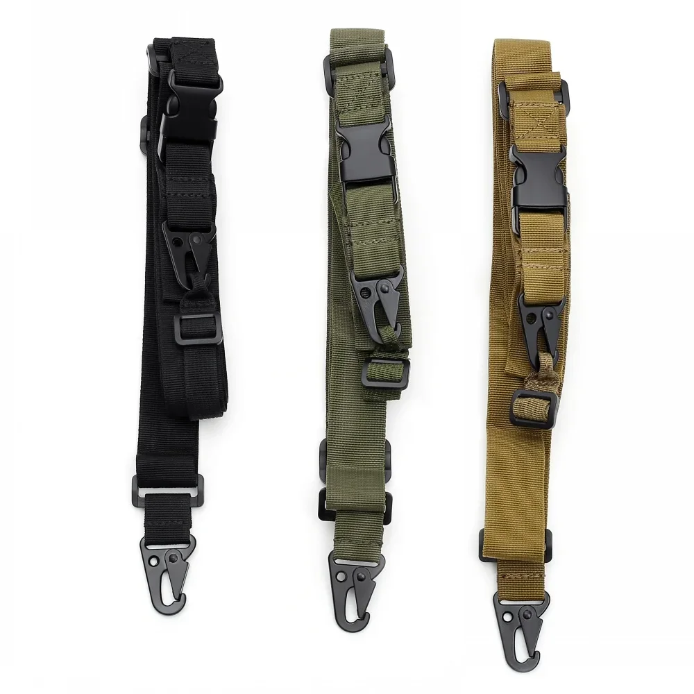 

3 Point Gun Sling Bungee Strapping Belt Adjustable Outdoor Hunting Accessories Three Point Rifle Strap Gun Rope