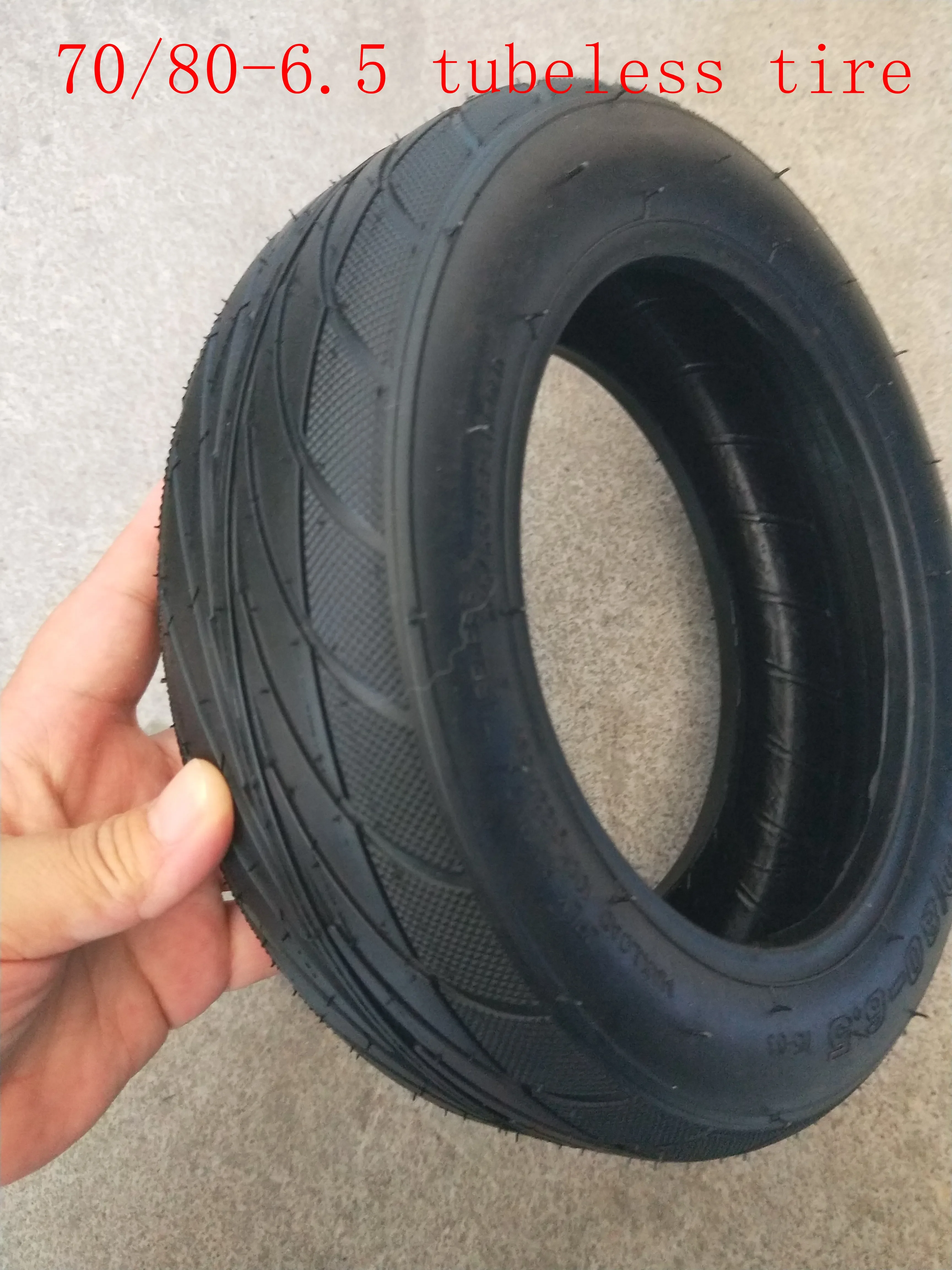 Size 70/80-6.5 vacuum tyre for Xiaomi fat 9 Xiaomi electric balance car Puls 10 inch Tubeless vacuum tires  Scooter Accessorie view 5