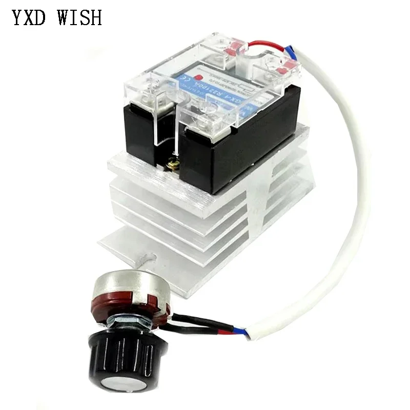 AC Motor Speed Controller AC 110V 220V 17000W SCR Electronic Voltage Regulator Temperature Motor Speed Controller