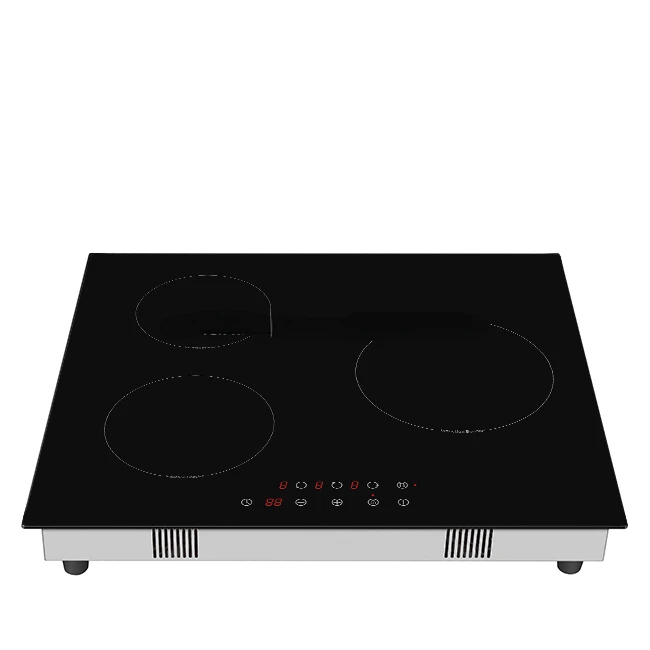 8000W Built-in Induction Cooker with 4 Burner Cooking Stove Factory OEM