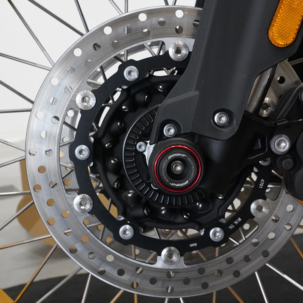 For CFMOTO 800MT 800NK MT800 NK800 CF 800 MT NK 2023 2024 2025 Motorcycle Front Rear Axle Wheel Fork Slider Crash Protector Pad - Image 3