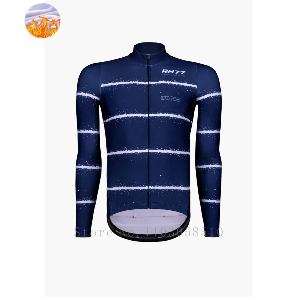 

Man Winter Cycling Jacket Outdoor Warm Fleece Coat Thermal Bike Jacket Mtb Outdoors 0°-10° Long Sleeves Jersey Ciclismo Hombre