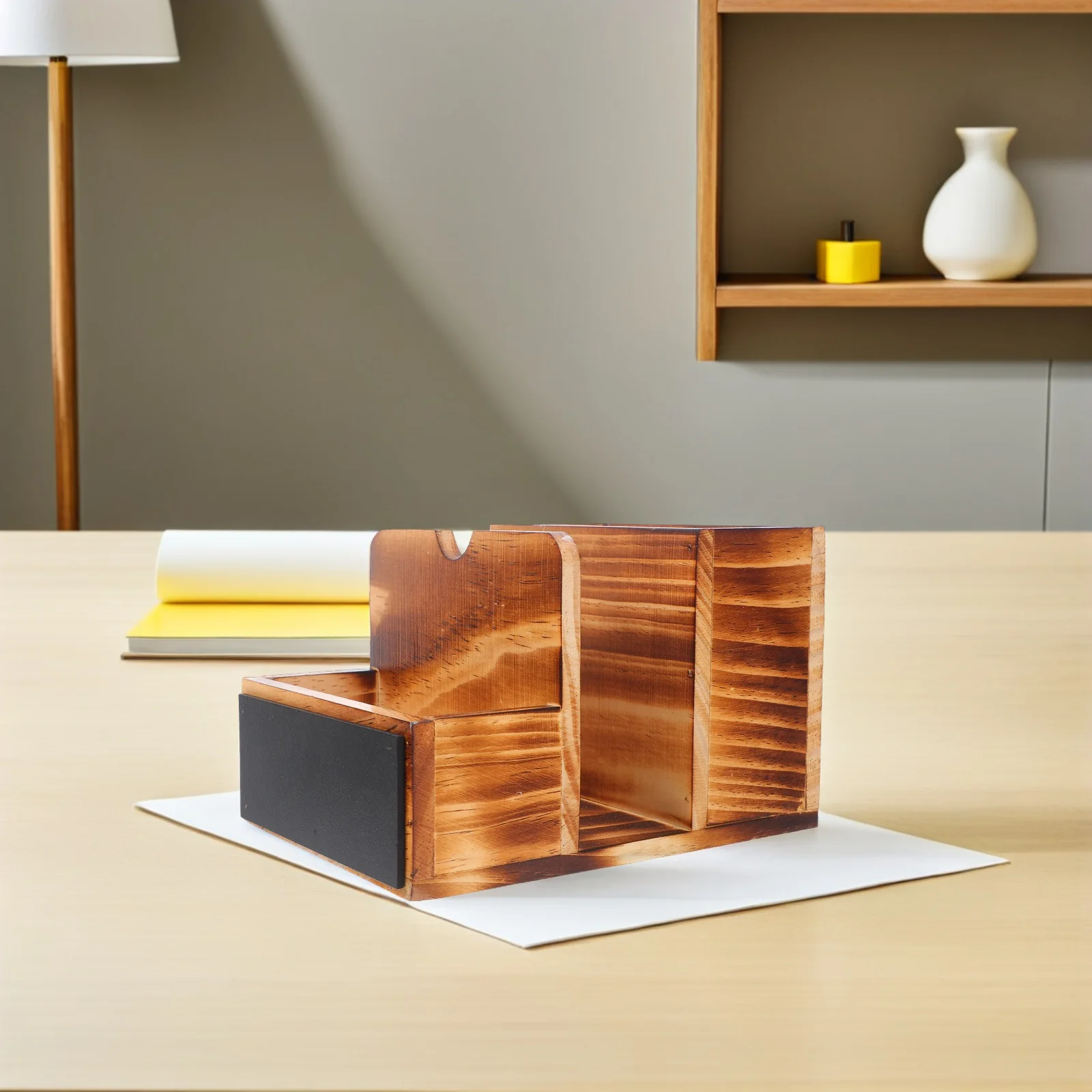 Napkin Rack Seasoning Cutlery Holder Dish Towel for Kitchen Countertop Paper Stand