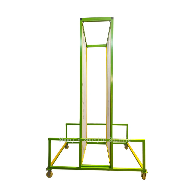 Factory Price 3m High Finished Door Leaf Storage Rack Sheet Metal Rack Movable Storage Rack
