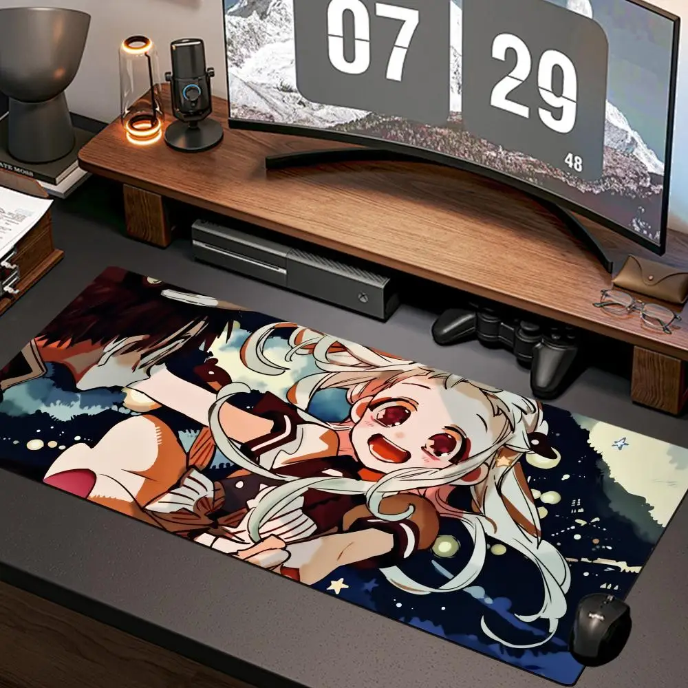 Anime hanako kun Mouse Pad New Computer Home Mousepad XXL Desk Mats Natural Rubber Office Anti Slip Gaming Accessories pad
