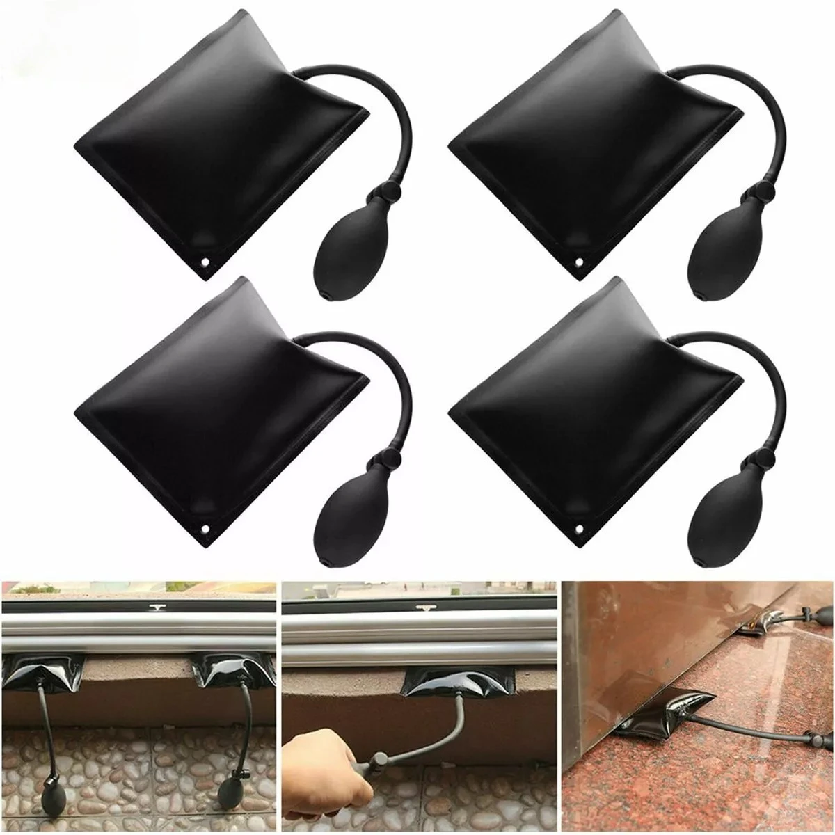 

Adjustable Air Pump Automatic,Quick Positioning Repair Tool Thickened Car Door Repair Air Cushion Emergency Open Unlock Tool