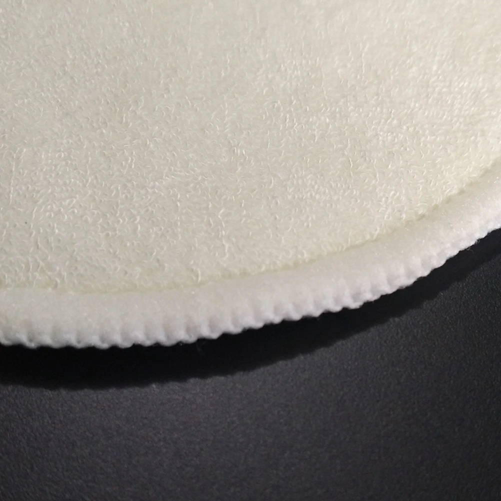 8 قطعة منصات التمريض الخيزران صديقة للبيئة لينة قابلة لإعادة الاستخدام العضوية مانعة للتسرب عالية الامتصاص صديقة للبيئة الضوء الأصفر #1