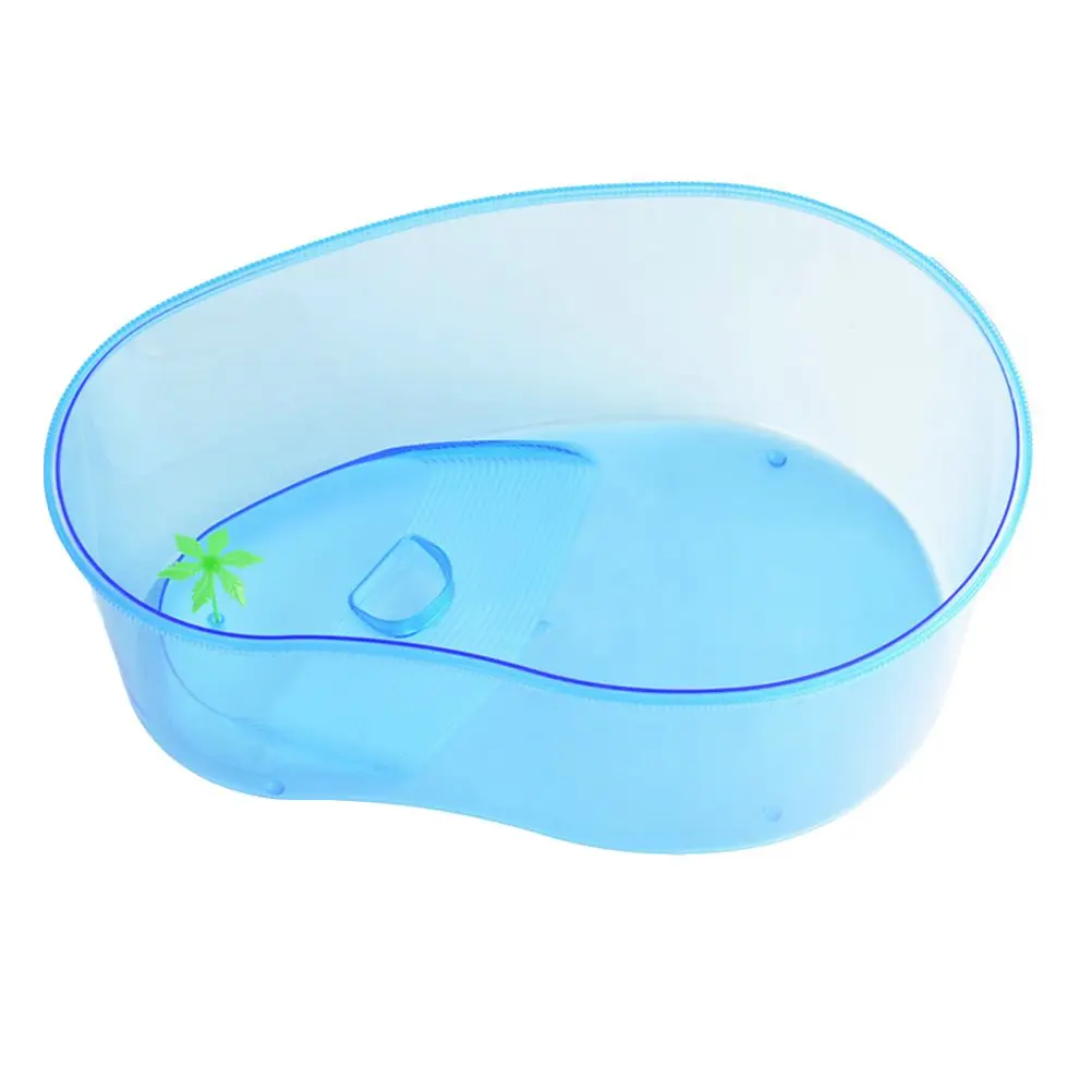 

Turtle Feeding Box Aquatic Tank Reptile Terrarium High-grade Non-toxic Wear-resistant Large Capacity Easy Cleaning Transparent