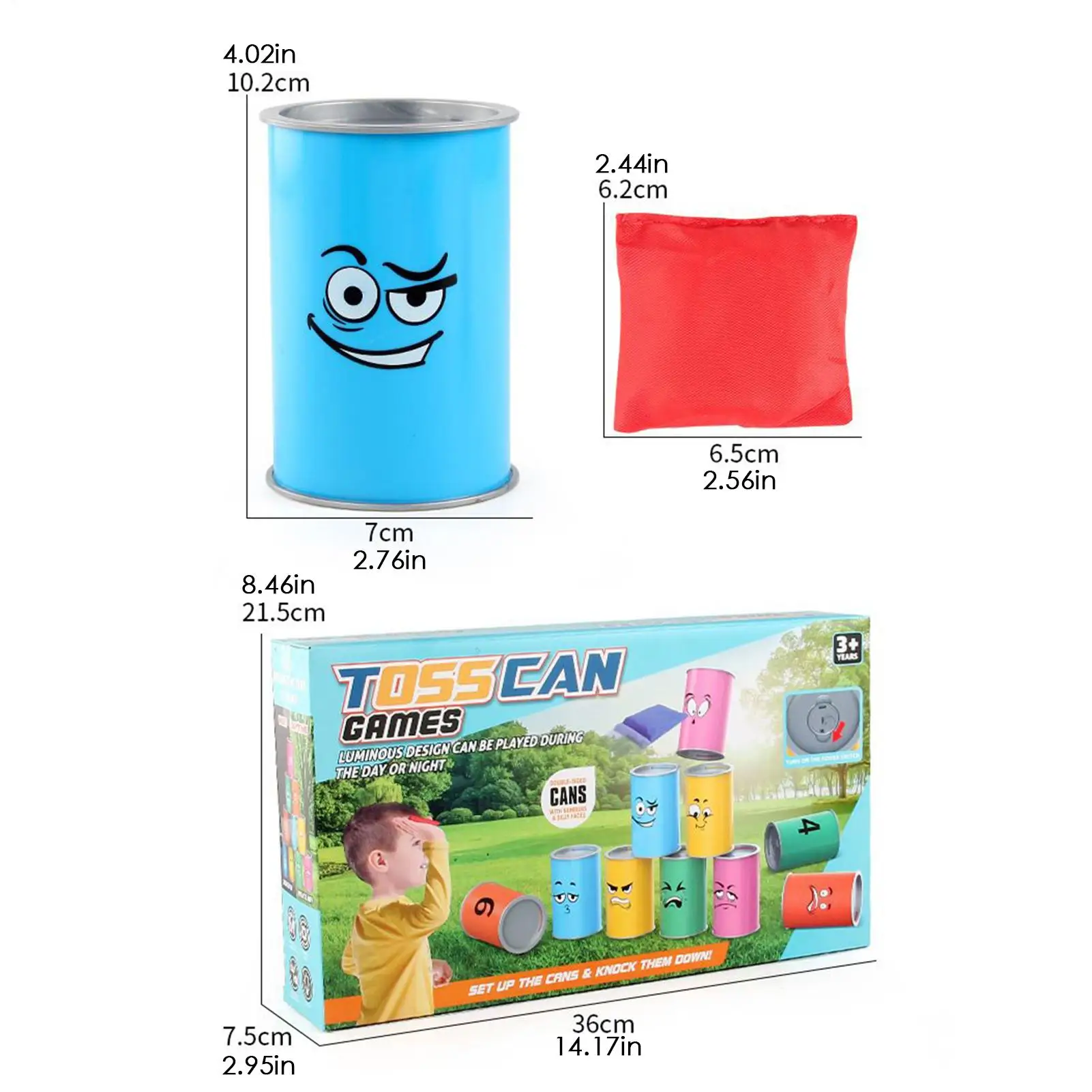 Gra w rzucanie woreczkami z fasolą na karnawał z oświetleniem LED, zabawka sportowa i rekreacyjna na podwórko, trawnik, plażę, festiwal rodzinny, dla grup.