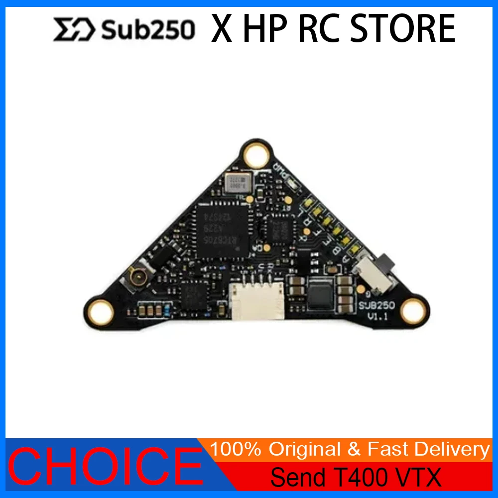 

Новый передатчик выходной мощности Sub250 Send T400 VTX PitMode/25 мВт/200 мВт/400 мВт 5 В