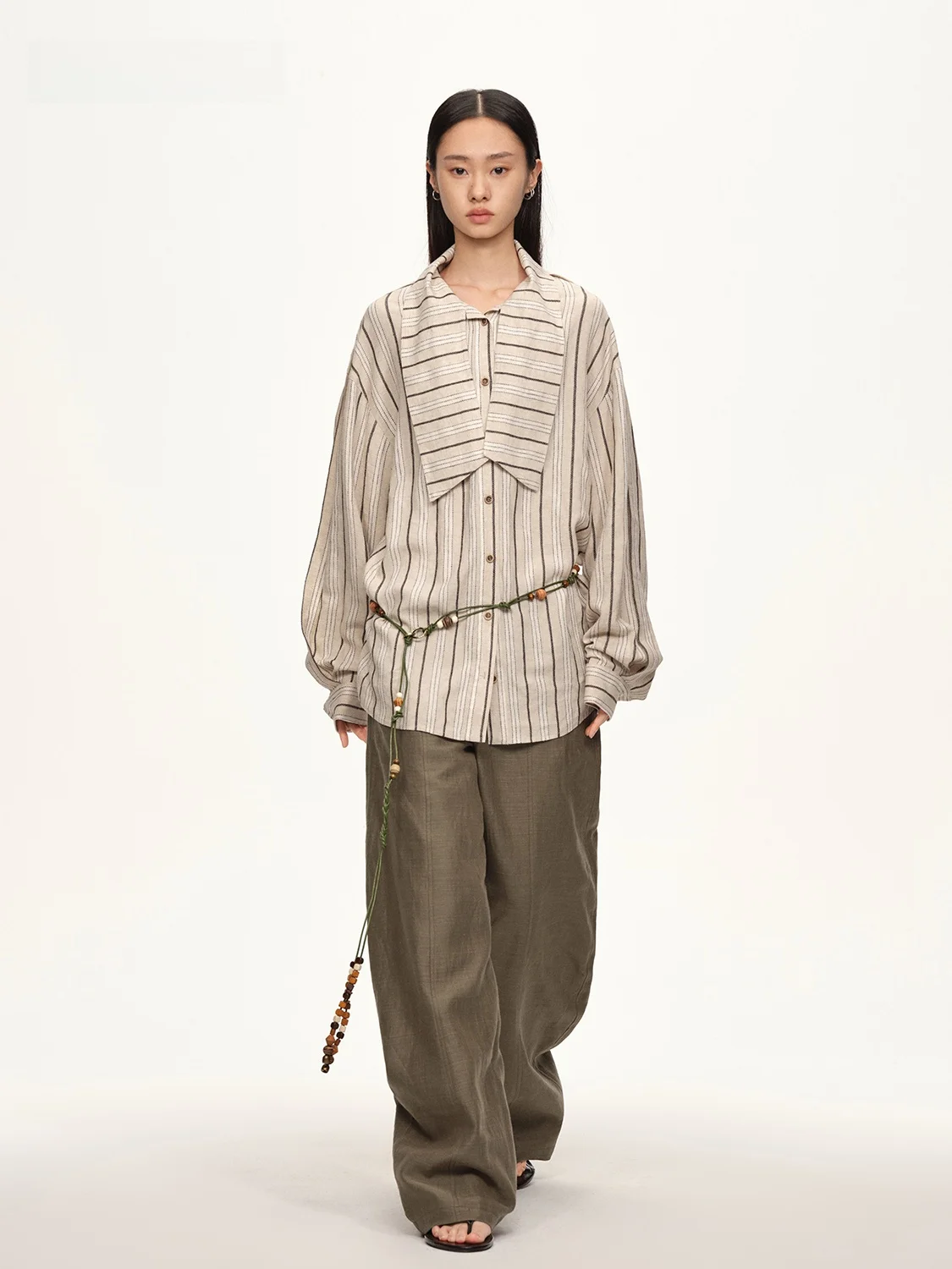 

Me Siento Military een Retro Casual Slimming Knife Long Pants Women's Casual Pants Loose Fit l Waist Long Trousers