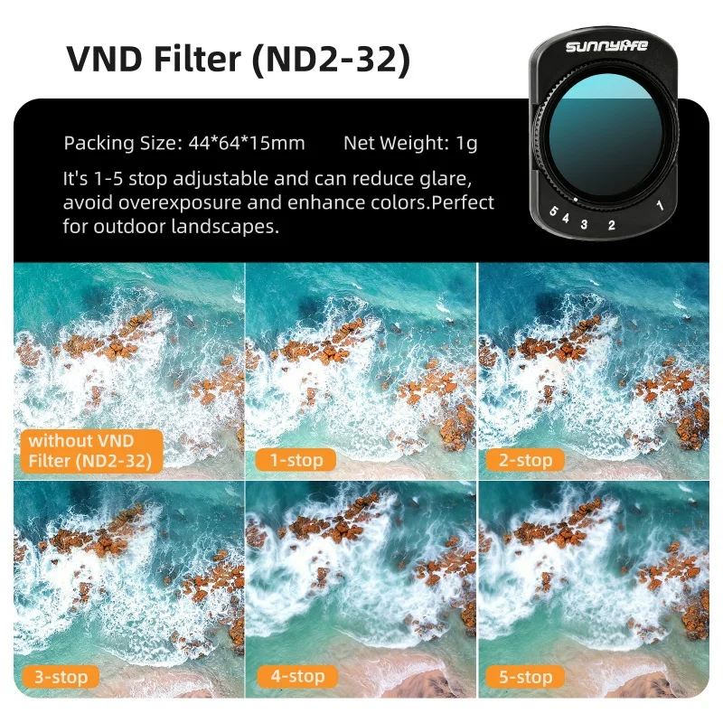 Lens Filter for DJI Osmo Pocke - đánh giá và giá Nd Filter Set