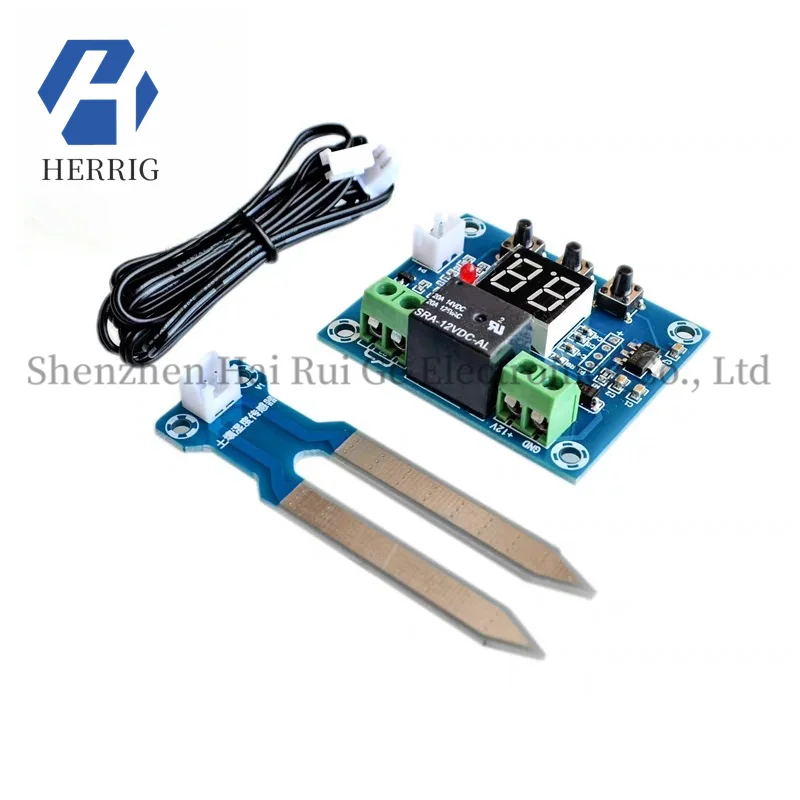 

XH-M214 Soil Moisture Controller Module Digital Display Potted Plants Digital Display Automatic Watering Sprinkler