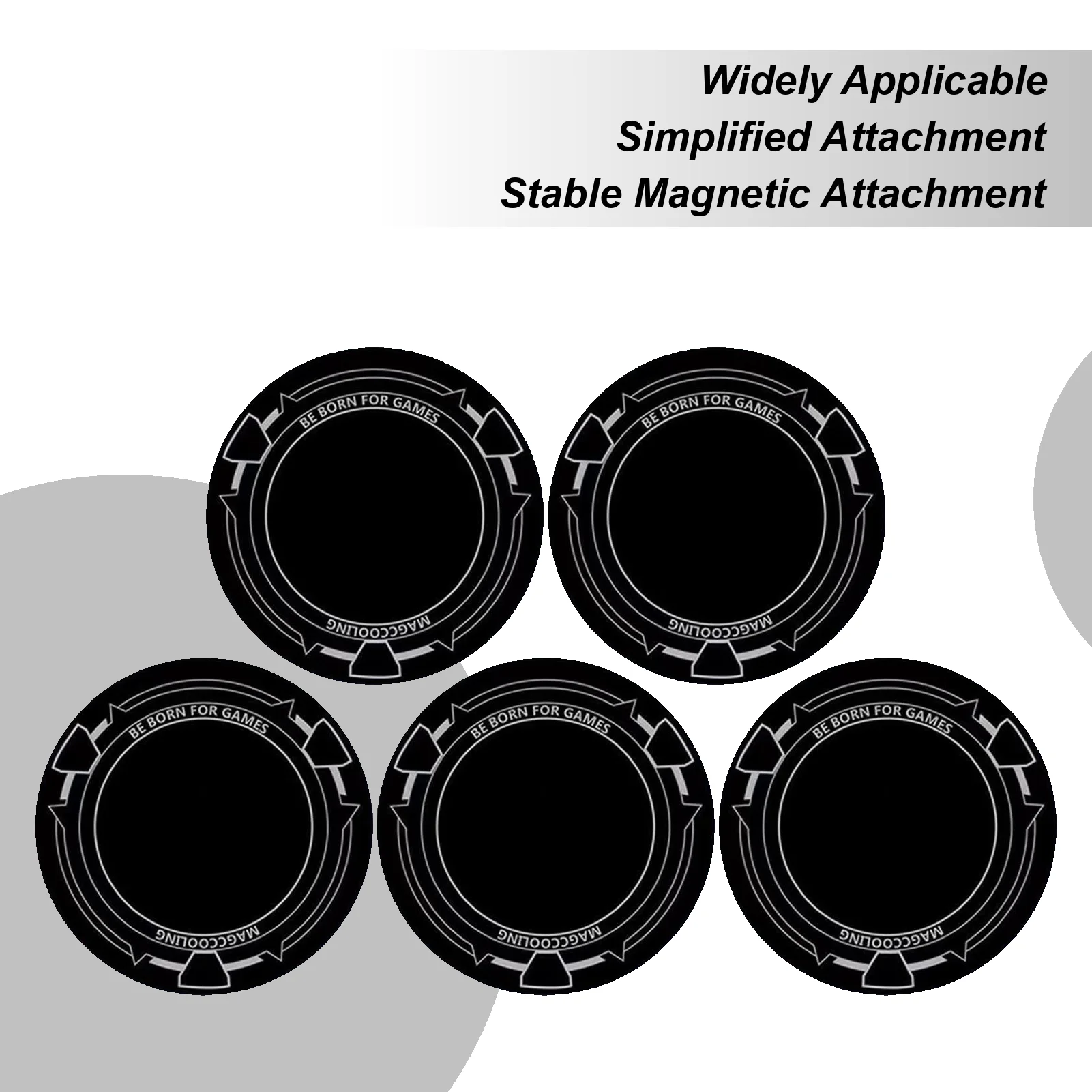 

Phone Cooling Pad Magnetic Tablet Radiator Iron Sheet Cellphone Cooler Iron Sheet 5 Pieces For Graphics Cards Electronic Devices