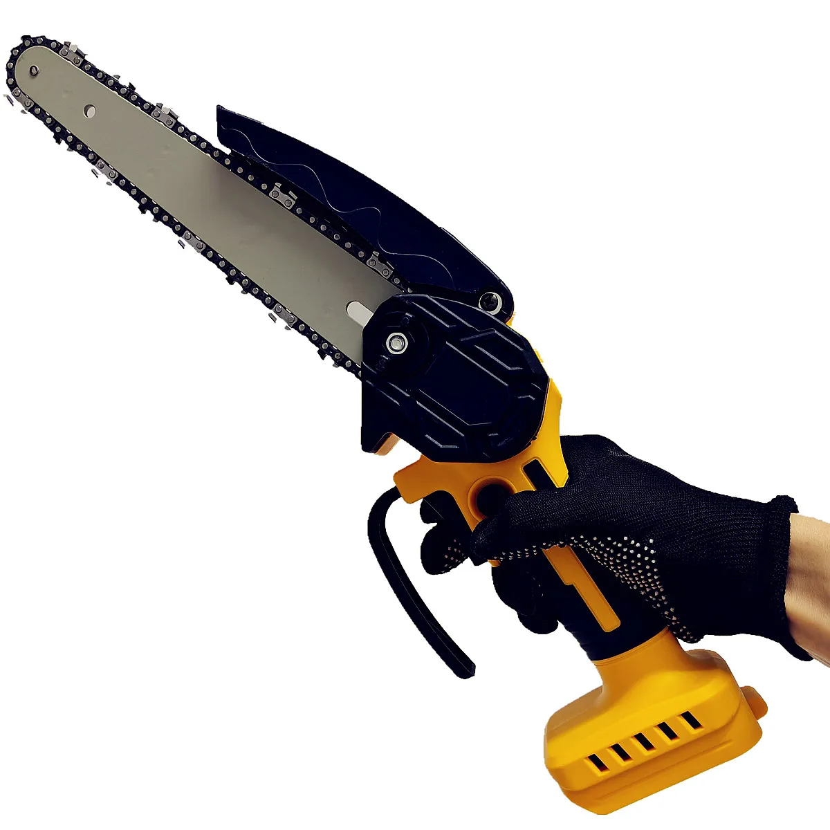 Fit For DeWALT 20V 18V Battery Brushless Chain Saw 8 Inch Electric Cordless Chainsaw Pruning Woodworking Cutting Power Tools