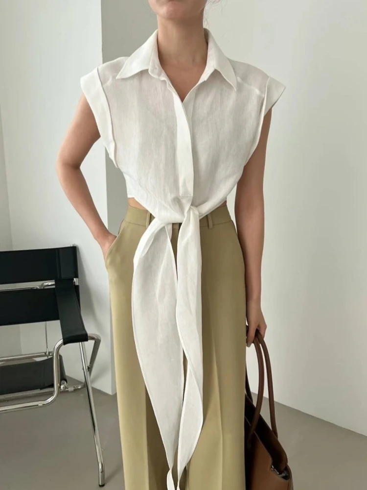 

Ele Women's Chic Vintage Collar irt Casual Single Button Svel Top Korean Sle Loose Fit ort Length Color