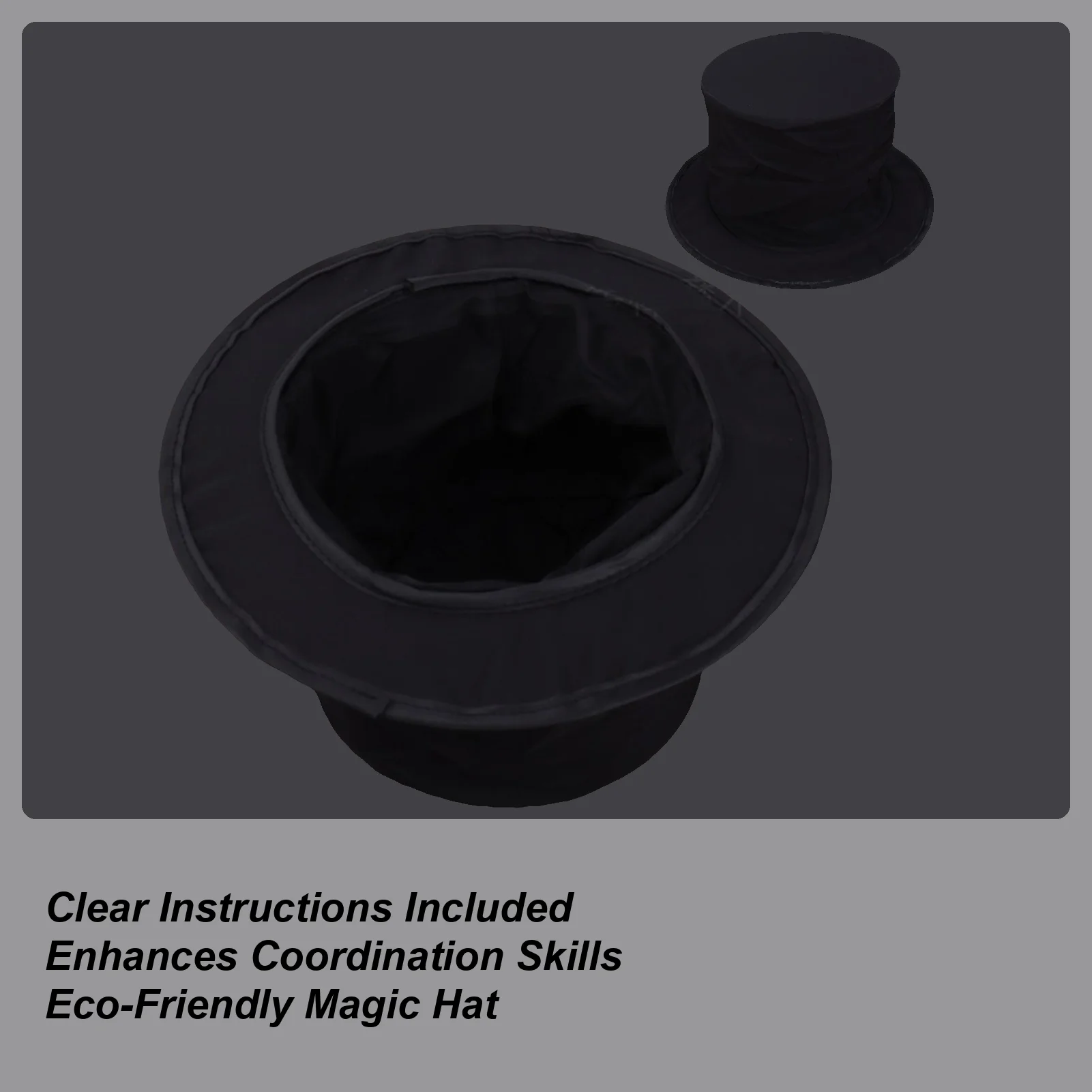 

Шляпа фокусника, складной портативный головной убор, необычный стильный цилиндр фокусника для мужчин, женщин, девочек, молодежи, подростков, тематическая вечеринка на Хэллоуин