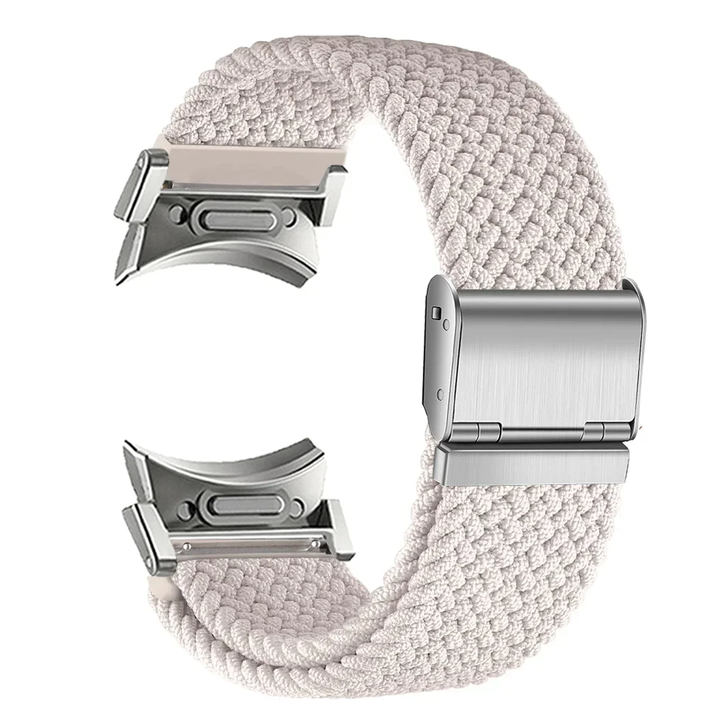 20mm Band for Samsung Galaxy Watch 4/5/6/pro 45mm 44mm 40mm No Gaps quick fit braided solo loop bracelet correa 6 classic strap