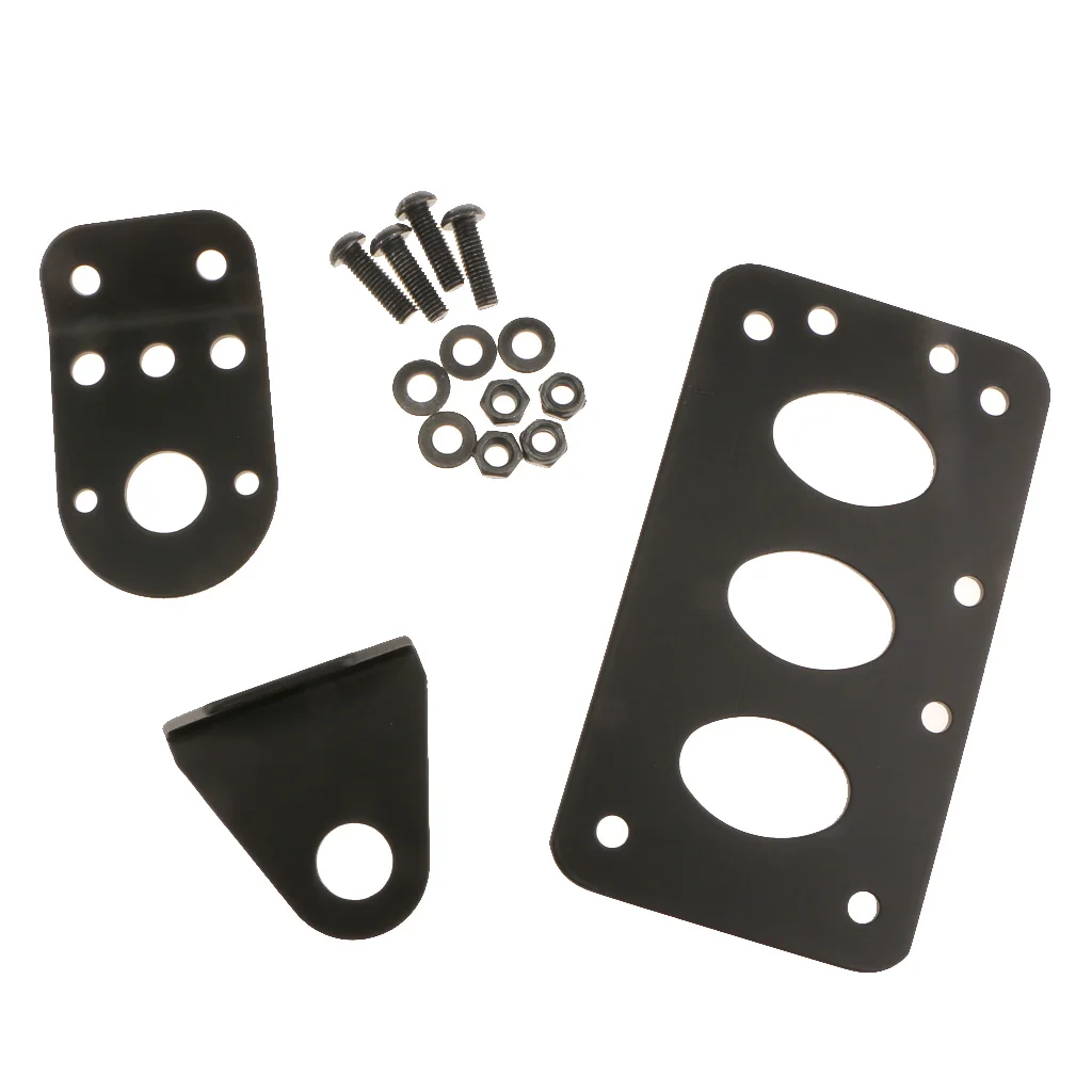 

Replace Motorcycle Holder Bracket Mount Stand Bobber Chopper Black