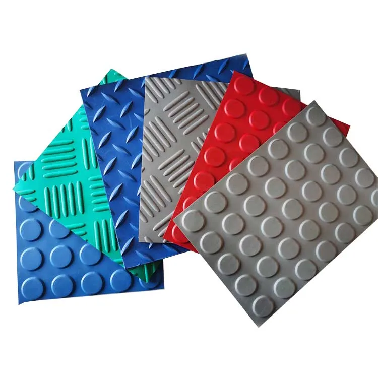 Coin Grip Anti Fatigue Industrial Indoor Outdoor Gym Anti Slip PVC Flooring Matting