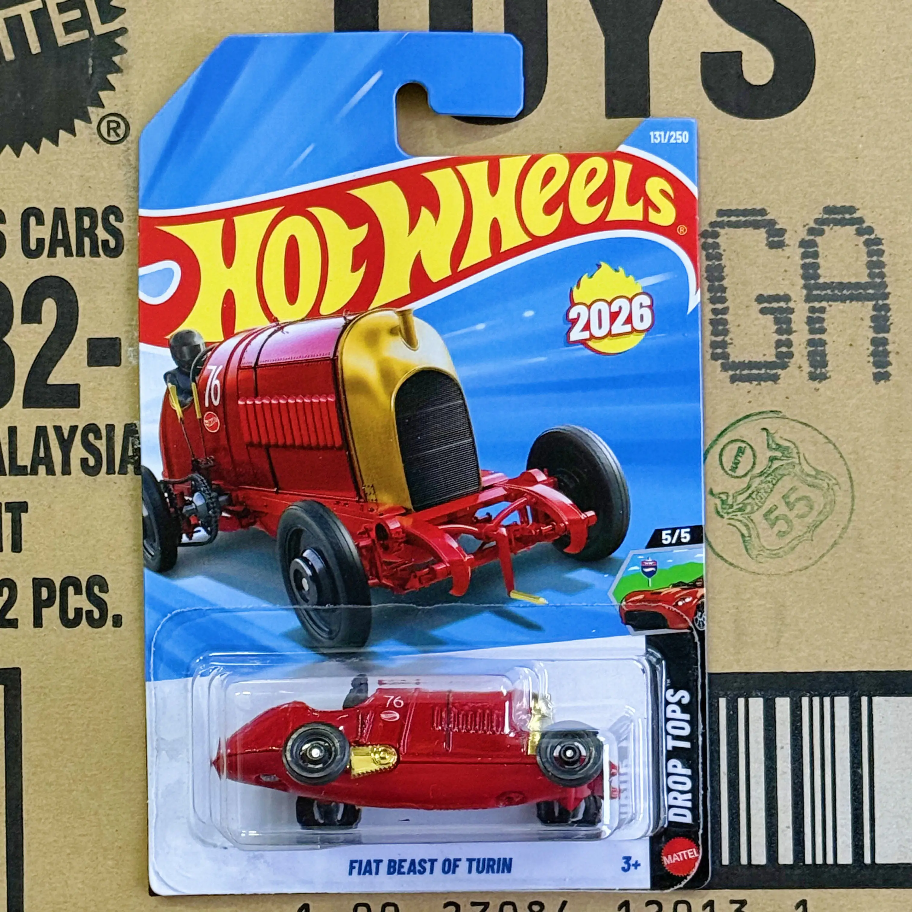 

Hot Wheels Cars Toys For Boys 131 2026G HOTWHEELS FIAT BEAST OF TURIN FIAT Holiday Gifts For Kids