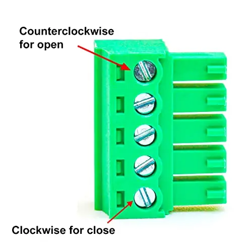 

tcenoFoxy 15PCS 3.81mm 5-Pin Green Phoenix Screw Terminal Block, PCB Connector, 5-Pole Kit for DIY Electronics & Projects