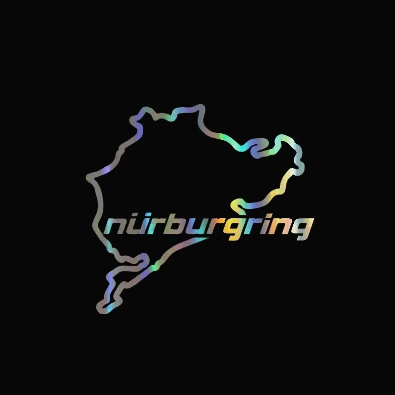 Nurburgring Racing Track Car Sticker Vinyl Decal For Window Bumper Motorcycle Laptop Fridge Decoration