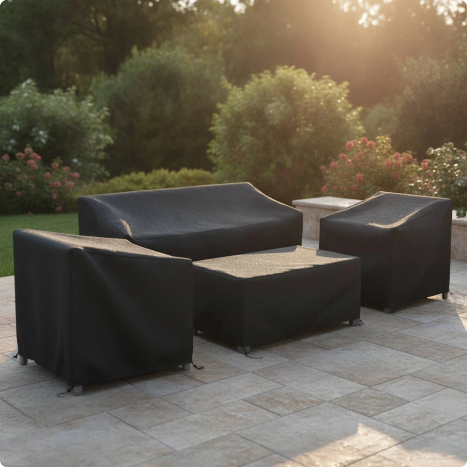 4-delige buitenmeubelhoes, win - Outdoor Furniture Year Round recensie en prijs