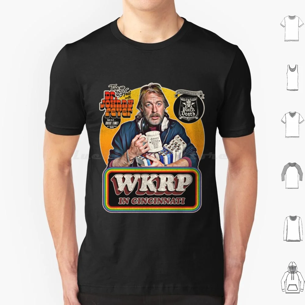 Wkrp In Cincinnati-Dr Johnny Fever At Drive Time Wkrp In Cincinnati T Shirt Cotton Men Women DIY Print Wkrp In Cincinnati Wkrp
