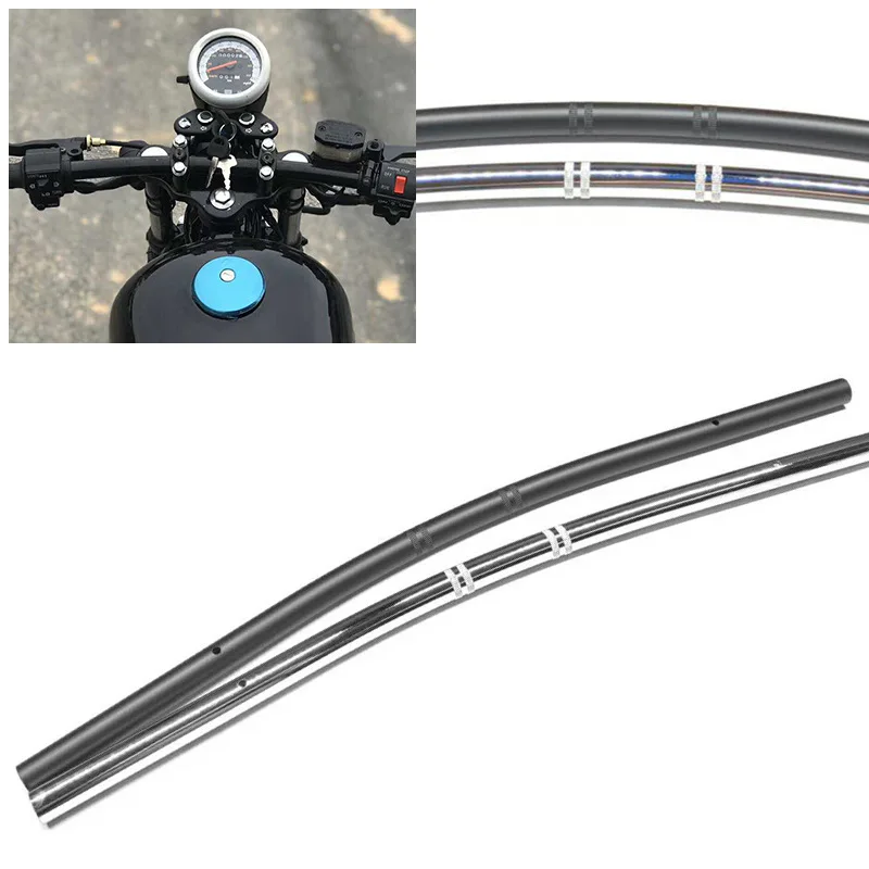22mm Universal Motorcycle Handlebar Refitting Handlebars Retro Simplicity Halley for Kawasaki Yamaha Honda Suzuki Drz400 Fz6