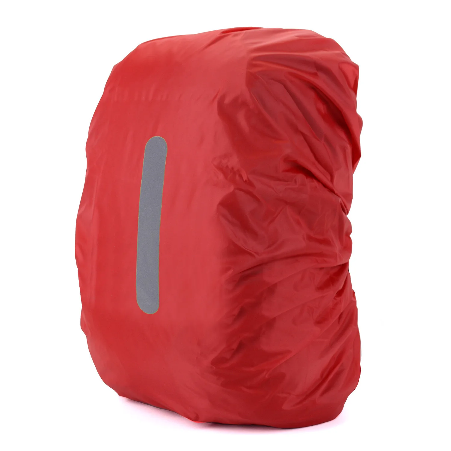 【P3】10-80L Solid Color Sport Bags Covers Night Travel Backpack Reflective Rain Cover Hiking Dust Scratch Proof Waterproof Cover