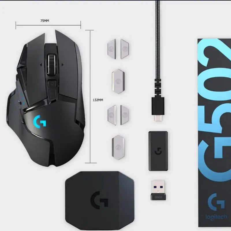 Original Logitech G502 Hero Wire Gaming Mouse 16000DPI High Performance E-sports Gaming Mouse LIGHTSPEED