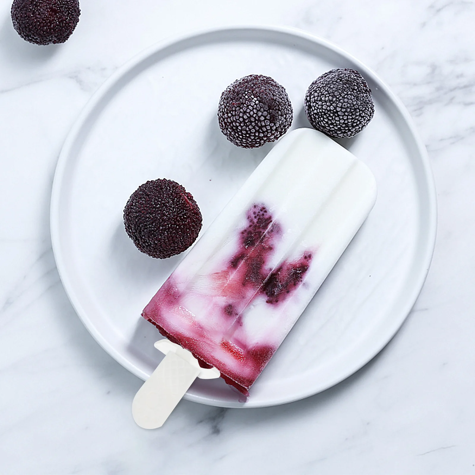 

1Pcs 10 Grids Ice Cream Mold Reusable Silicone DIY Maker Tool for Desserts Ice Cream Making Mould